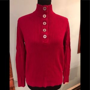 LRL Ralph Lauren Jeans Co Red Sweater Cotton  XS